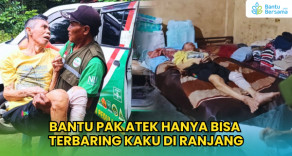 Bantu Pak Atek Hanya Bisa Terbaring Kaku Di Ranjang